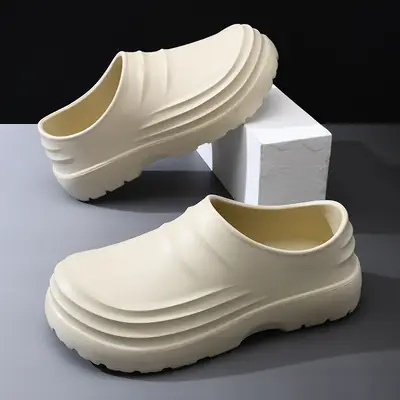 Women's Black EVA Beach Slippers Non-stinky EVA