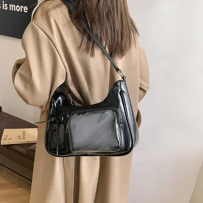 White Crossbody Bag for Women Small Card Design