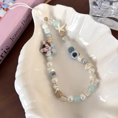 Tulip Bead Bracelet for Mobile Phone Wrist Accessory