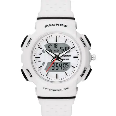 Blue Waterproof Luminous Kids Watch with Digital Display