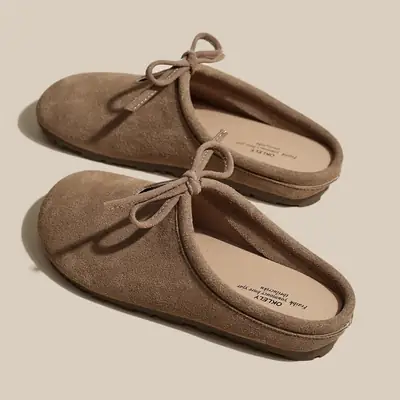 2025 Spring and Autumn New Style Baotou Soft Sole Birkenstock Shoes for Women's Outerwear Affordable Casual Slip-Ons