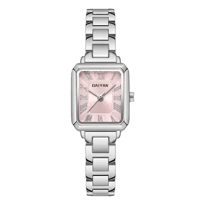 Japanese Minimalist Women's Watch Silver Chain Band Light Blue Dial