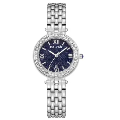 Women's Luxury Rhomboid Watch with Crystal Band