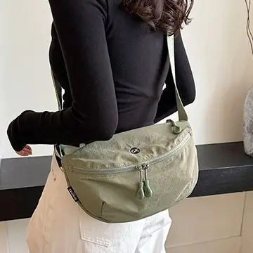 Ultra-light Portable Women's Shoulder Crossbody Bag Black