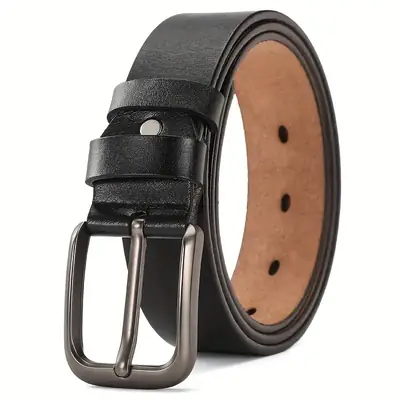 Men's Antique Cowhide Buckle Belt Brown