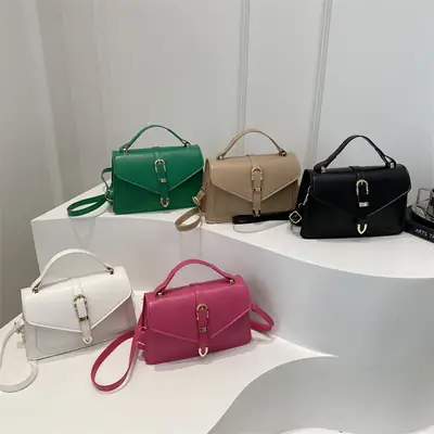 Pink Retro Shoulder Crossbody Bag for Women 2025