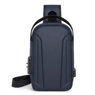 2025 Men's Anti-Theft Crossbody Bag Grey Black