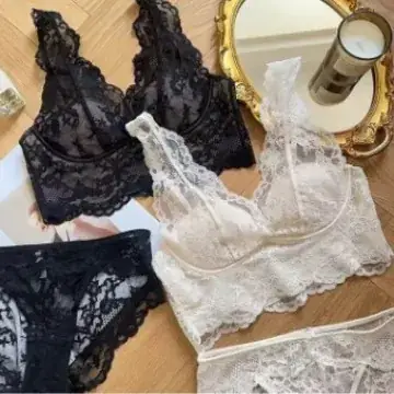 Big Chest Small Underwear Women's French Lace Back Vest