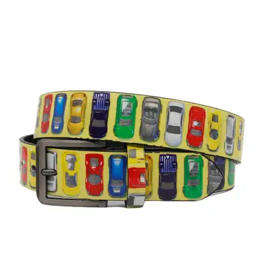 Cross-border Belt Women's Fashion Punk Personality Trend Decorative Printed Belt Men's Alloy Pin Buckle High-end Sense Belt for Men
