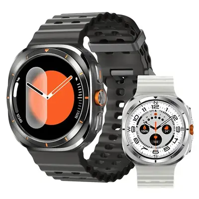 2024 W7 Smart Watch Black Round Dial Health Tracker