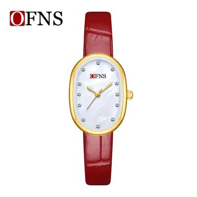 O'Fannie Women's Quartz Watch Belt with Diamond Ecrone