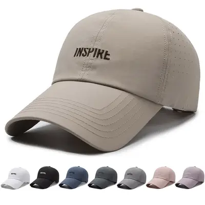 Men's Light Grey "INSPIRE" Baseball Cap