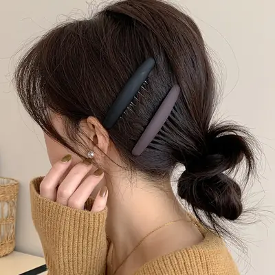 South Korea Seamless Hair Comb with Non-Slip Clip