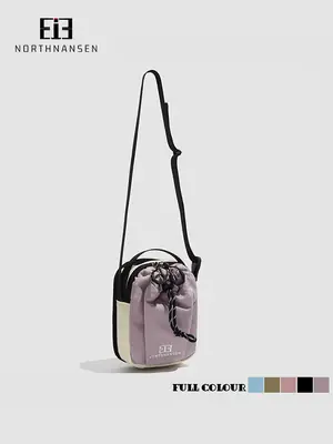 Ultra-Thin Crossbody Bag for Women with Floral Design