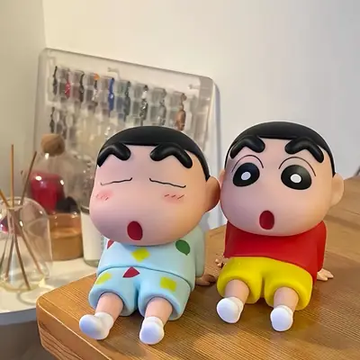 Crayon Shin-Chan Phone Holder Doll for Desktop or Tabletop