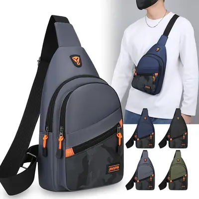 Korean College Student Crossbody Bag for Men