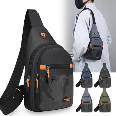 Men's Ins Trendy Casual Shoulder Bag Large Capacity