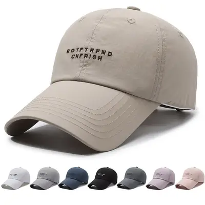 Black Cotton Cap with "SOFT AND STRONG" Embroidery
