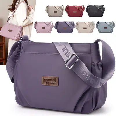 2024 New Soft Leather Multi-layer Shoulder Crossbody Bag
