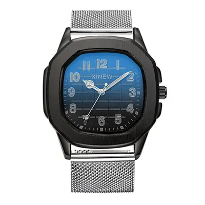 Men Xinew Blue Dial Full Steel Watch