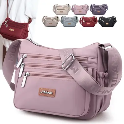 Women's 2024 Crossbody Bag Beige Canvas Casual Commuter