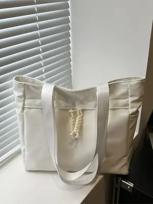 Women's Large Capacity Shoulder Bag Grey 2024