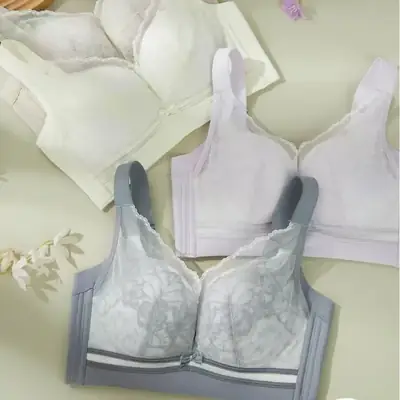 Spring Lace Bra Without Underwire Adjustable 8877