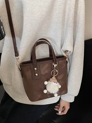 Women's Retro Bucket Bag Shoulder Crossbody Winter Autumn 2024
