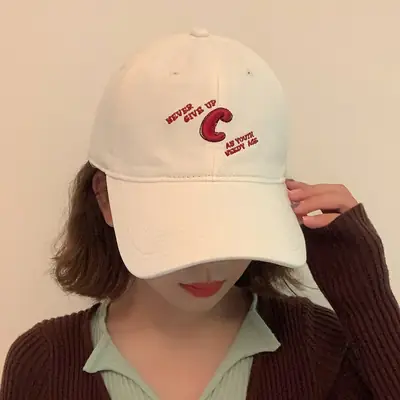 Women's C Letter Baseball Cap Summer Sun Hat