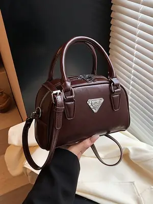 Women's Brown Prada Style Shoulder Bag 2026