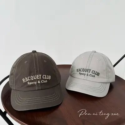 Vintage Letter Embroidered Baseball Cap for Men Women