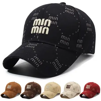Korean Printed Baseball Cap for Men Women Casual Streetwear