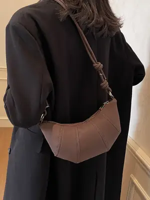 Crossbody Bag Women Brown 2024 New Fashion
