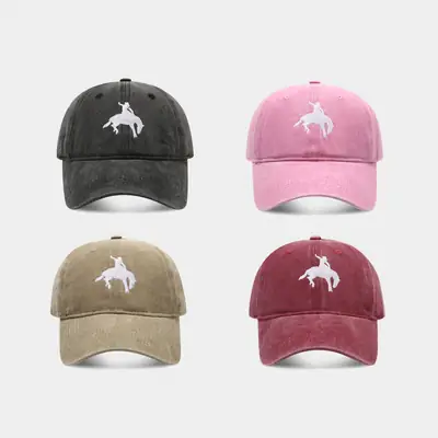 Women Blue Horse Cap 4 Colors Baseball Cap