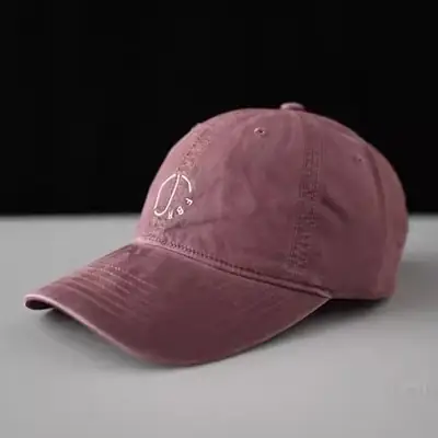 White Korean Style Baseball Cap for Men Women