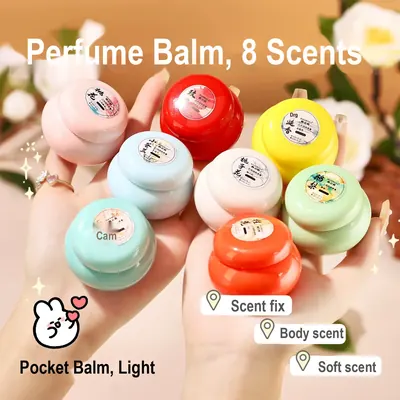 Solid Perfume Balm – 8 Floral Scent Options