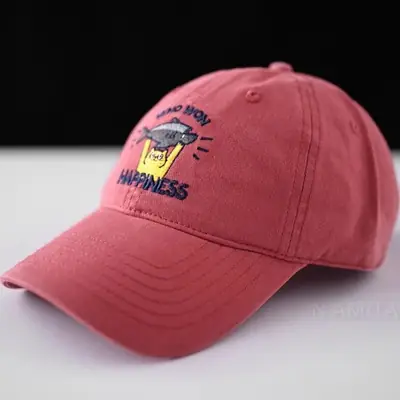 American Street Hat Couple Baseball Cap Letter Cartoon Embroidered Cap Sun Hat Outdoor Casual Sun Protection