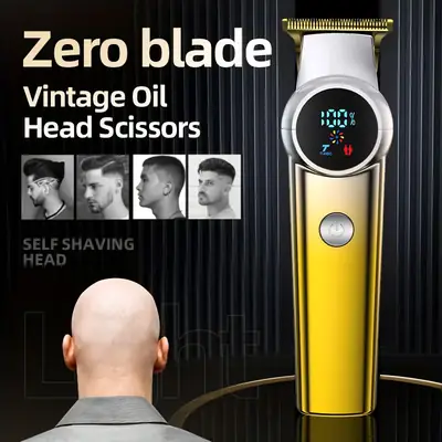 Digital Cross-Border Hair Clipper with Fast Charging