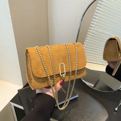 2025 New Frosted Women's Bag with Chain Shoulder Crossbody