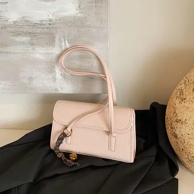 Pink High-End Shoulder Bag for Women 2025