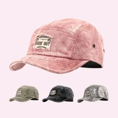 2025 Washed Tie-Dye Retro Baseball Cap Women