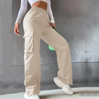 Women's 2025 Summer Wide Leg Straight Tube Pants