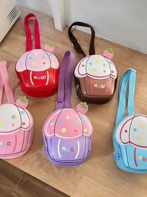 Super Cute Cartoon Eggshell Shoulder Bag for Kids