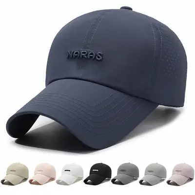 Naros Men's Grey Polo Cap with Logo