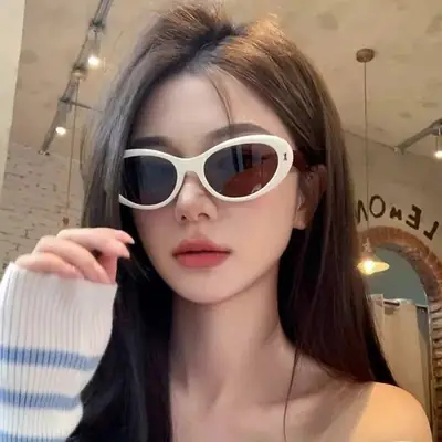 Retro Cat-Eye Sunglasses Women High End Foldable