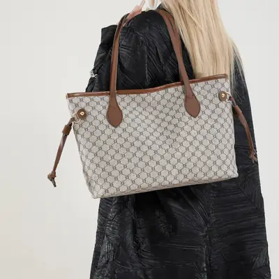 2025 Retro Printed Women's Tote Bag Large Capacity