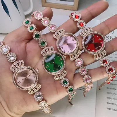 Light Luxury Korean Ladies Watch Full Diamond Women's Watch