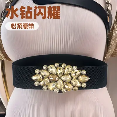 High Elastic Belt for Women's Elegant Dress