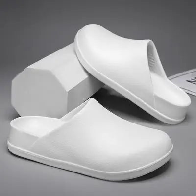 Baotou Women's Summer Non-slip Wear-resistant Non-stinky Foot Sandals All-match Breathable High-end Couple Chef Shoes