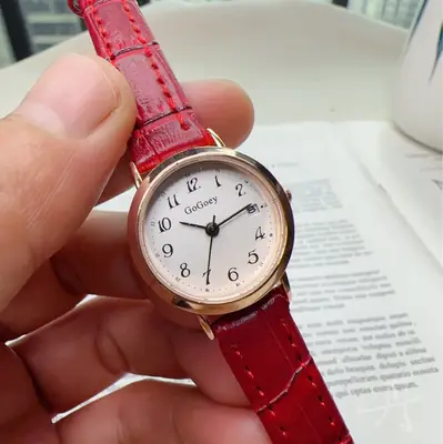 Women's Digital Dial Quartz Watch Red Belt Wholesale